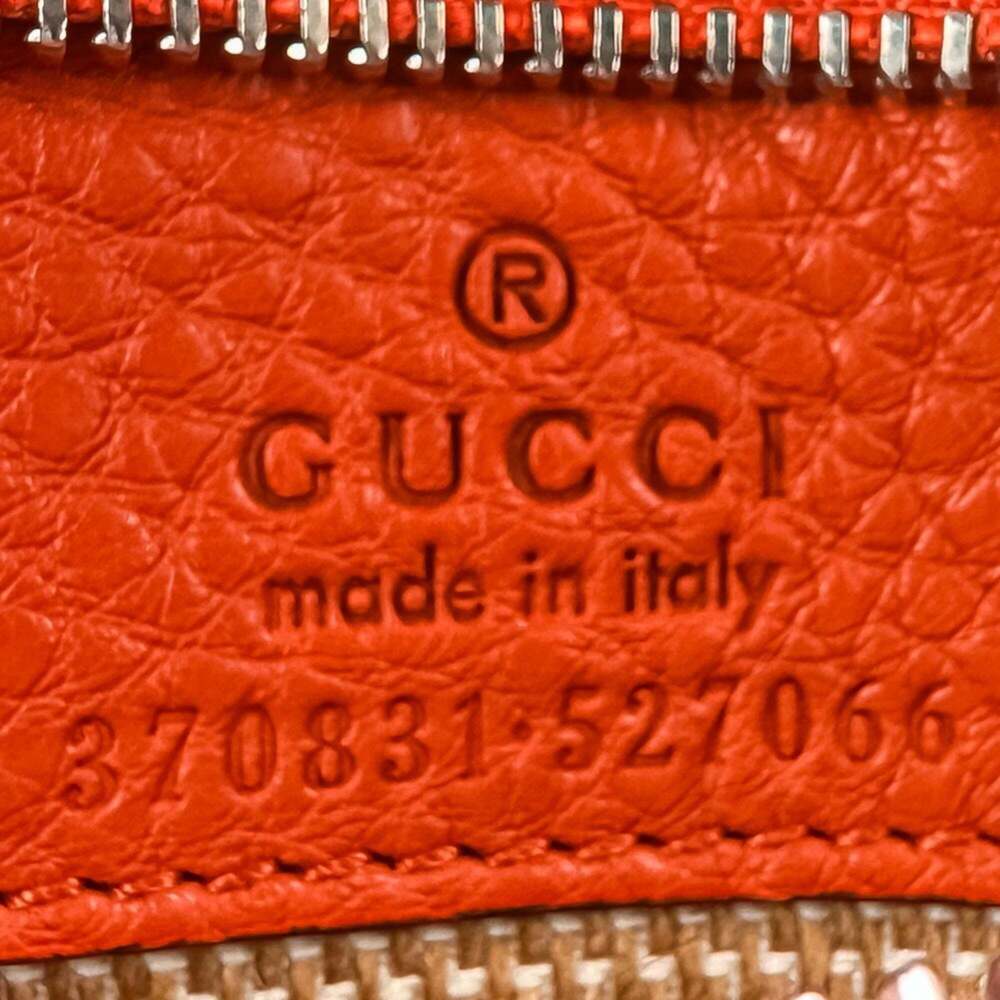 GUCCI Orange Bamboo Shoulder Bag - Picture 11 of 14